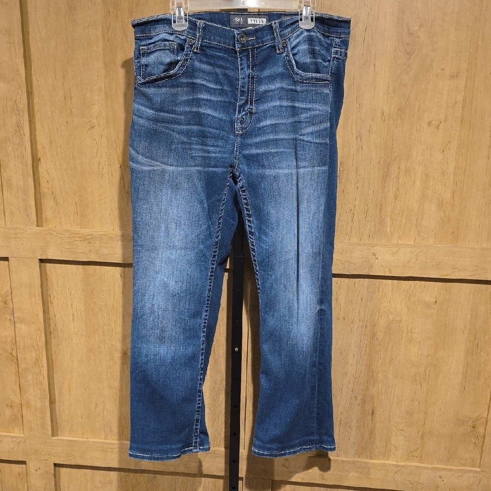 (J43) BKE Straight Fit Medium Blue Jeans Sz 36R